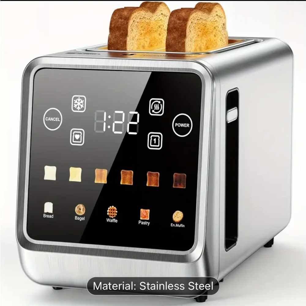 Stainless Steel Digital Toaster